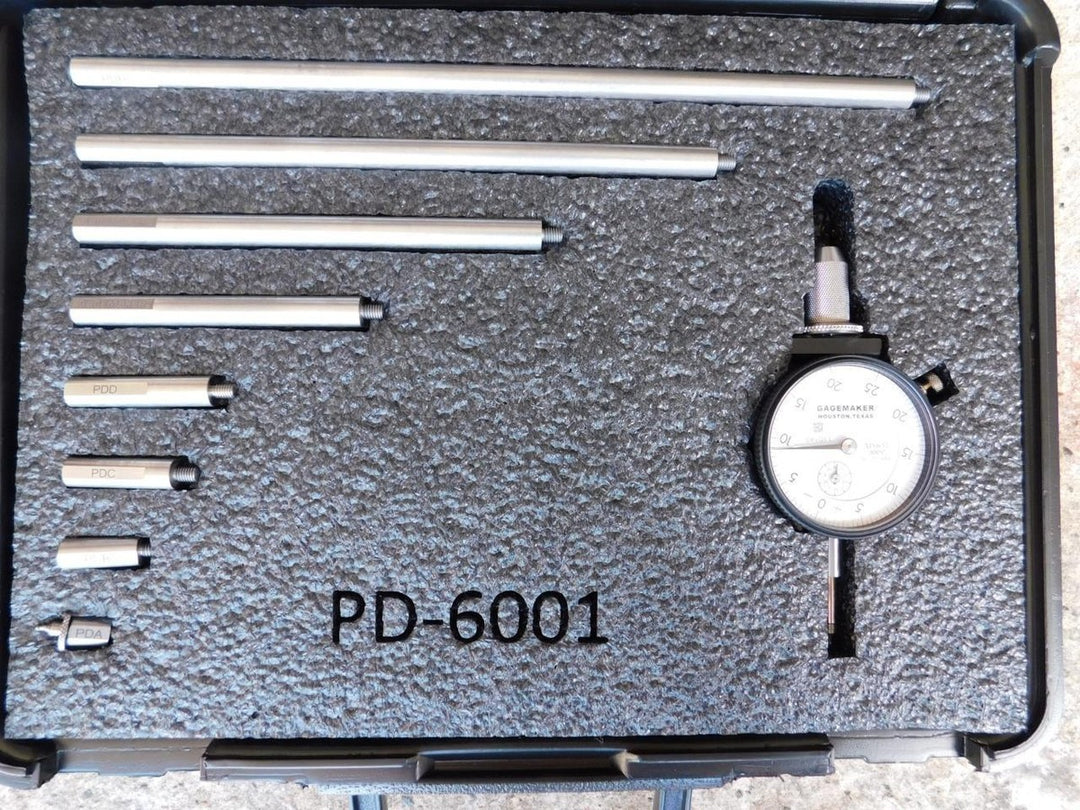 PD-6001	Internal Pitch Diameter Gage, Range 6” - 24”  (152.4 mm - 609.6mm), Resolution .0005", Travel ½"