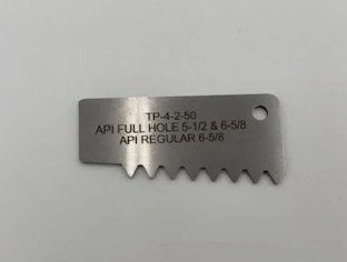 TP-4-2-50 | Rotary Shouldered Connection Form Profiles | Tapered Thread Form Profile Gages |Thread Form Profiles