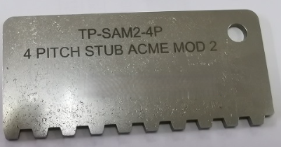 TP-SAM2-__P | Straight Thread Form Profile Gages | Thread Form Profiles