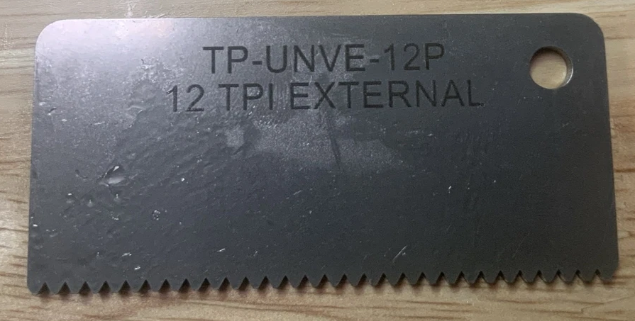 TP-UNVE-__P | Straight Thread Form Profile Gages | Thread Form Profiles